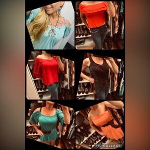 Women's Off-Shoulder lot and a tank top & dress